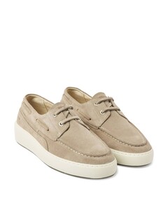Jiro Yacht  heren veterschoenen beige