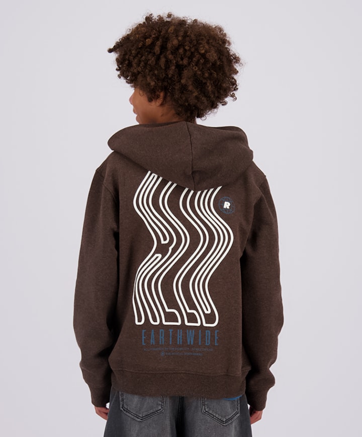 Jongens hoodie bruin