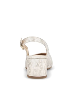 dames slingbacks goud