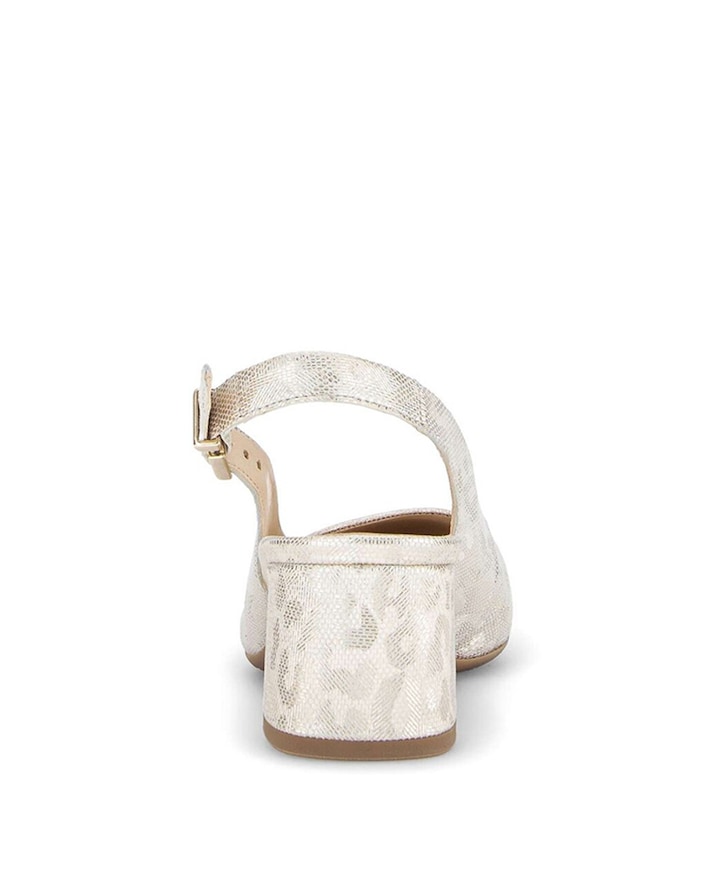 dames slingbacks goud