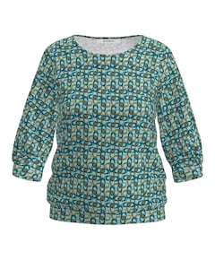 Dames longsleeve blauw