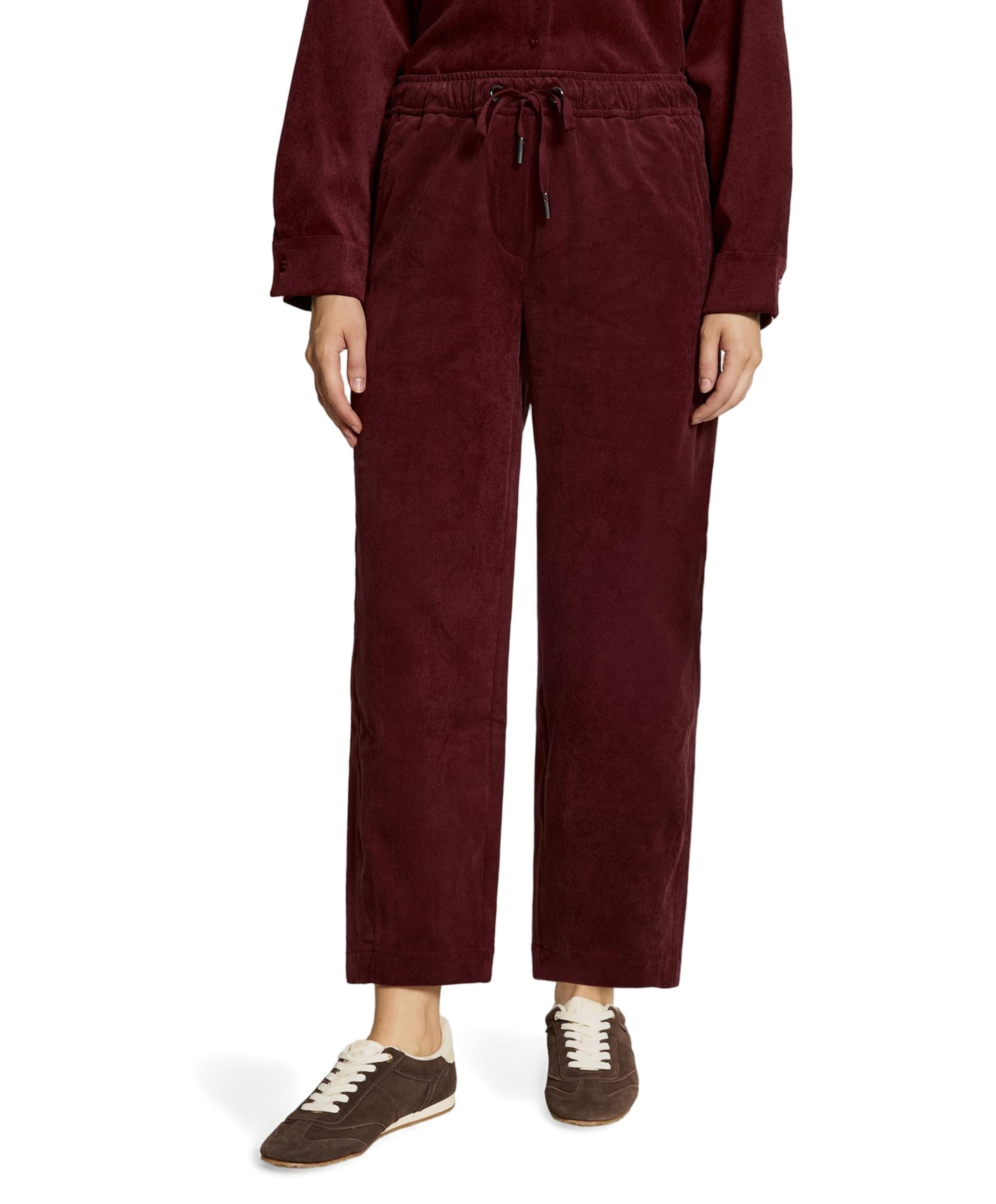 Hose Casual 7/8 LAEnge dames broek bordeaux
