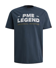 Heren T-shirt blauw