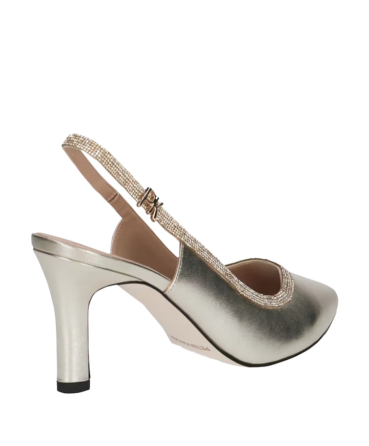 Women sandalets goud