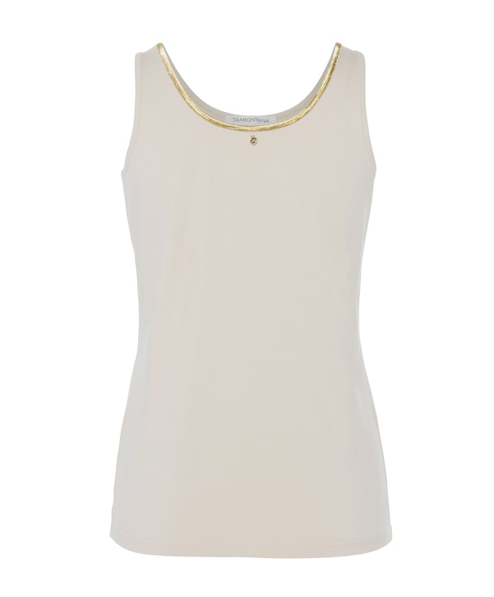 Dames top beige
