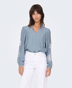 Dames blouse blauw