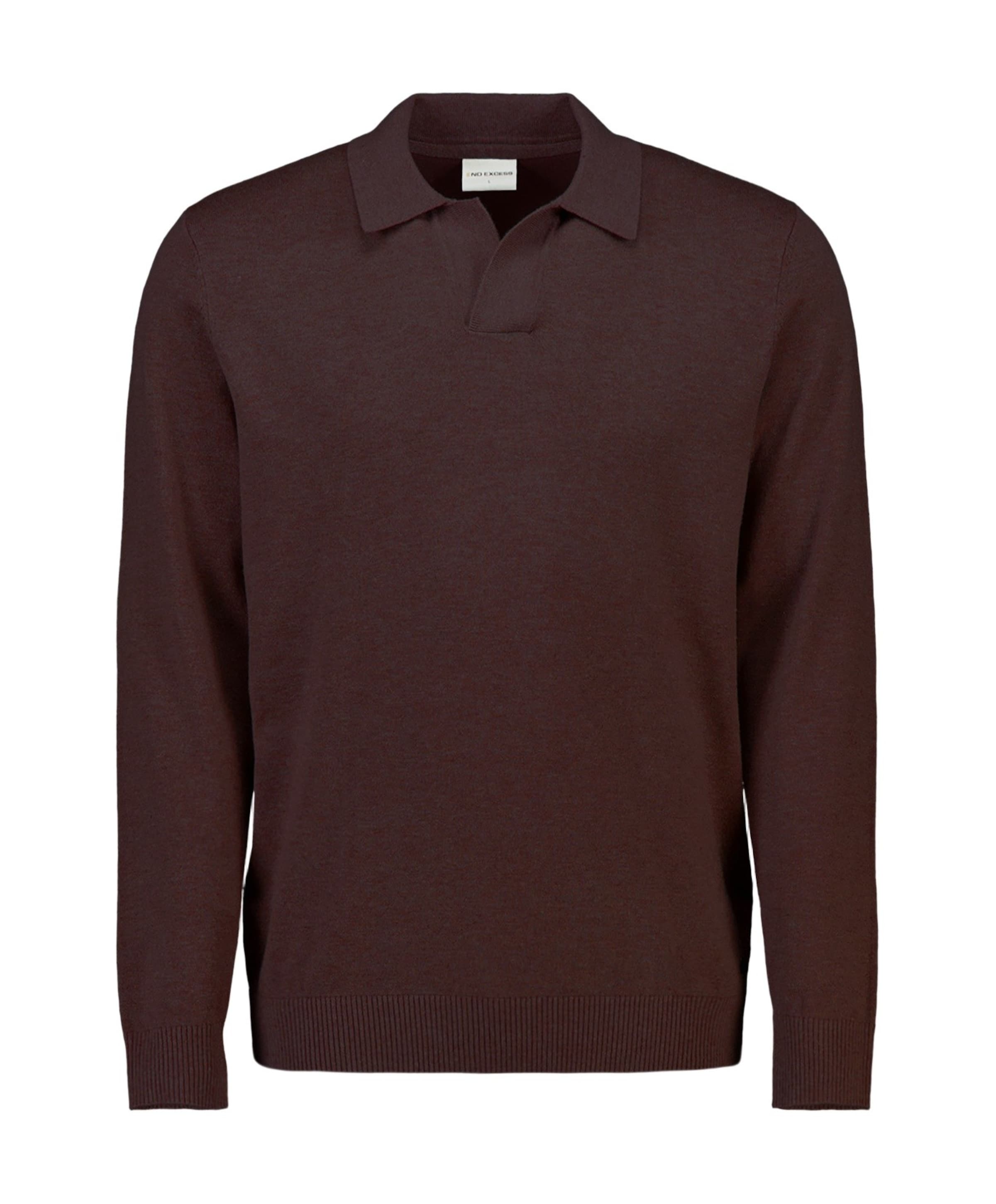 Heren polo bruin