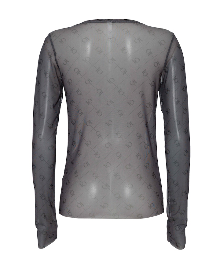 Dames longsleeve grijs