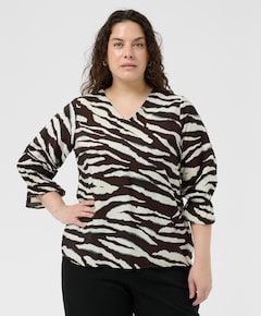 Dames blouse bruin