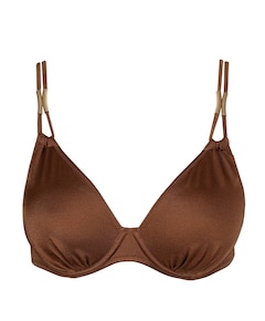 Dames bikinitop bruin