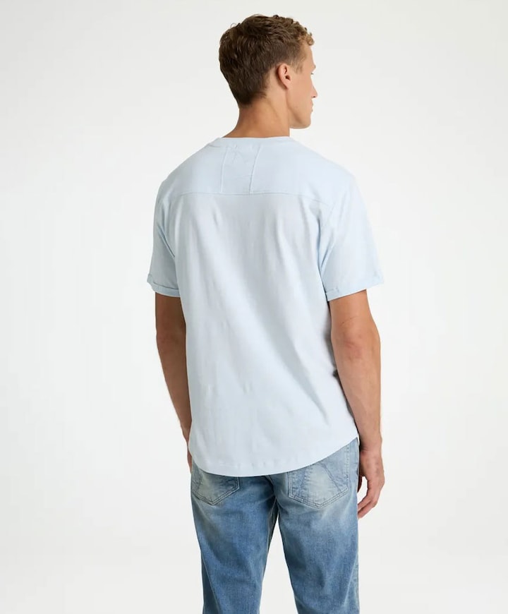 Heren T-shirt blauw