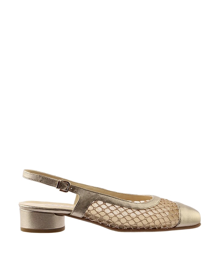 dames slingbacks beige