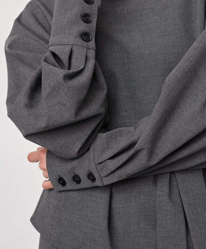 Dames blouse grijs