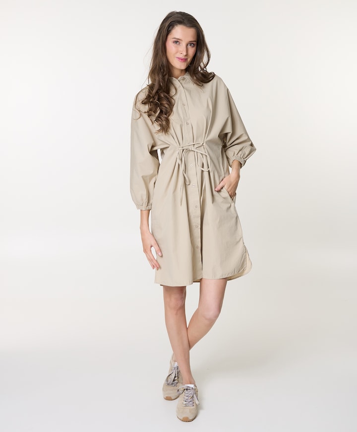 Dames jurk beige
