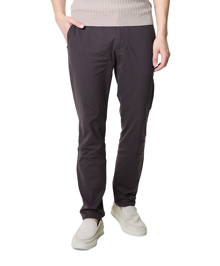Morello elax heren pantalon bruin