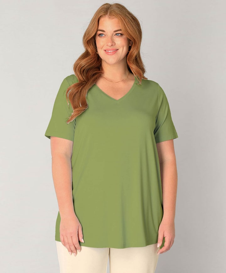 Dames t-shirt groen