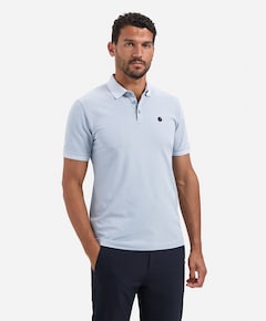 Heren polo blauw