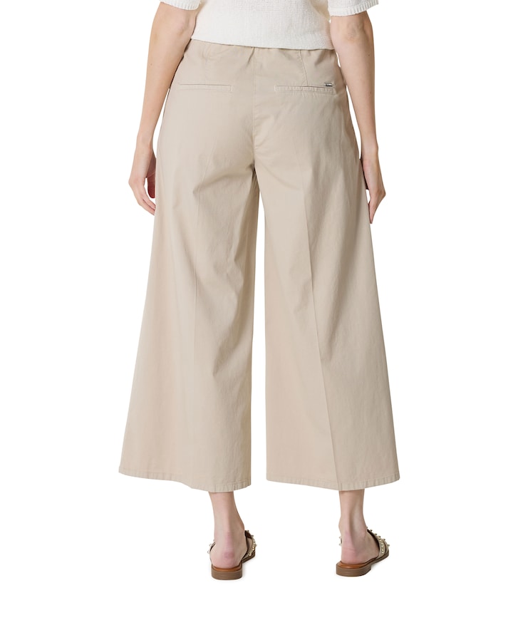 Jenny Culotte dames broek beige