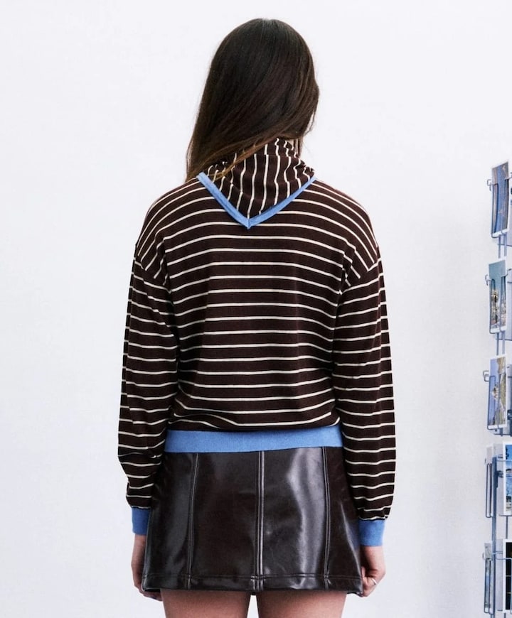 Dames vest bruin