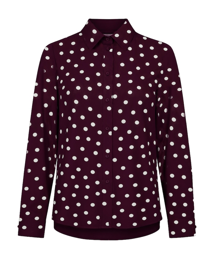 Dames blouse paars