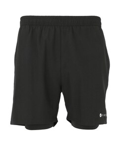 Zayne M 2-in-1 Shorts heren short zwart