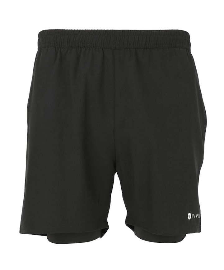 Zayne M 2-in-1 Shorts heren short zwart