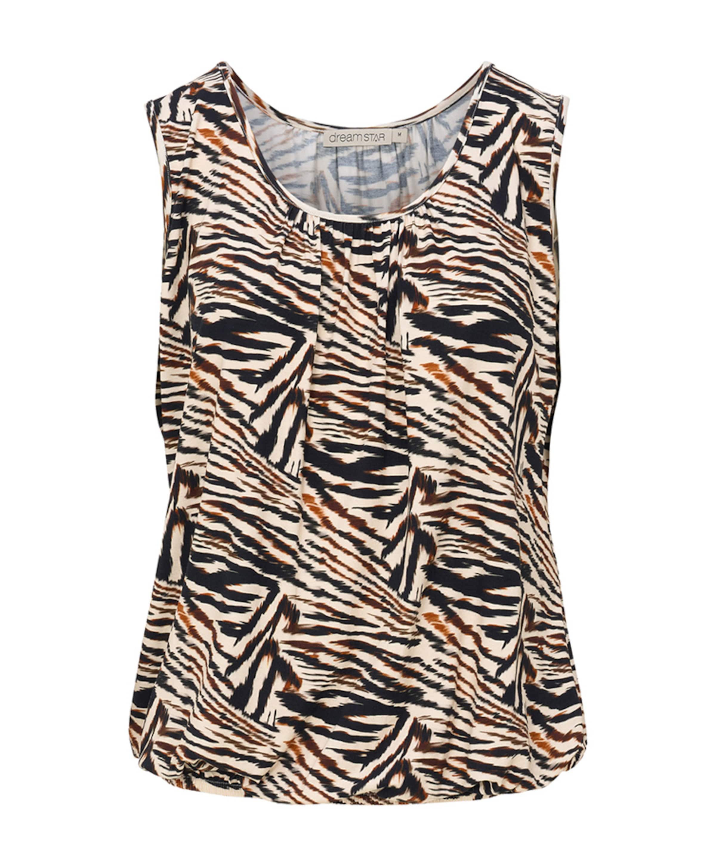 Dames top bruin