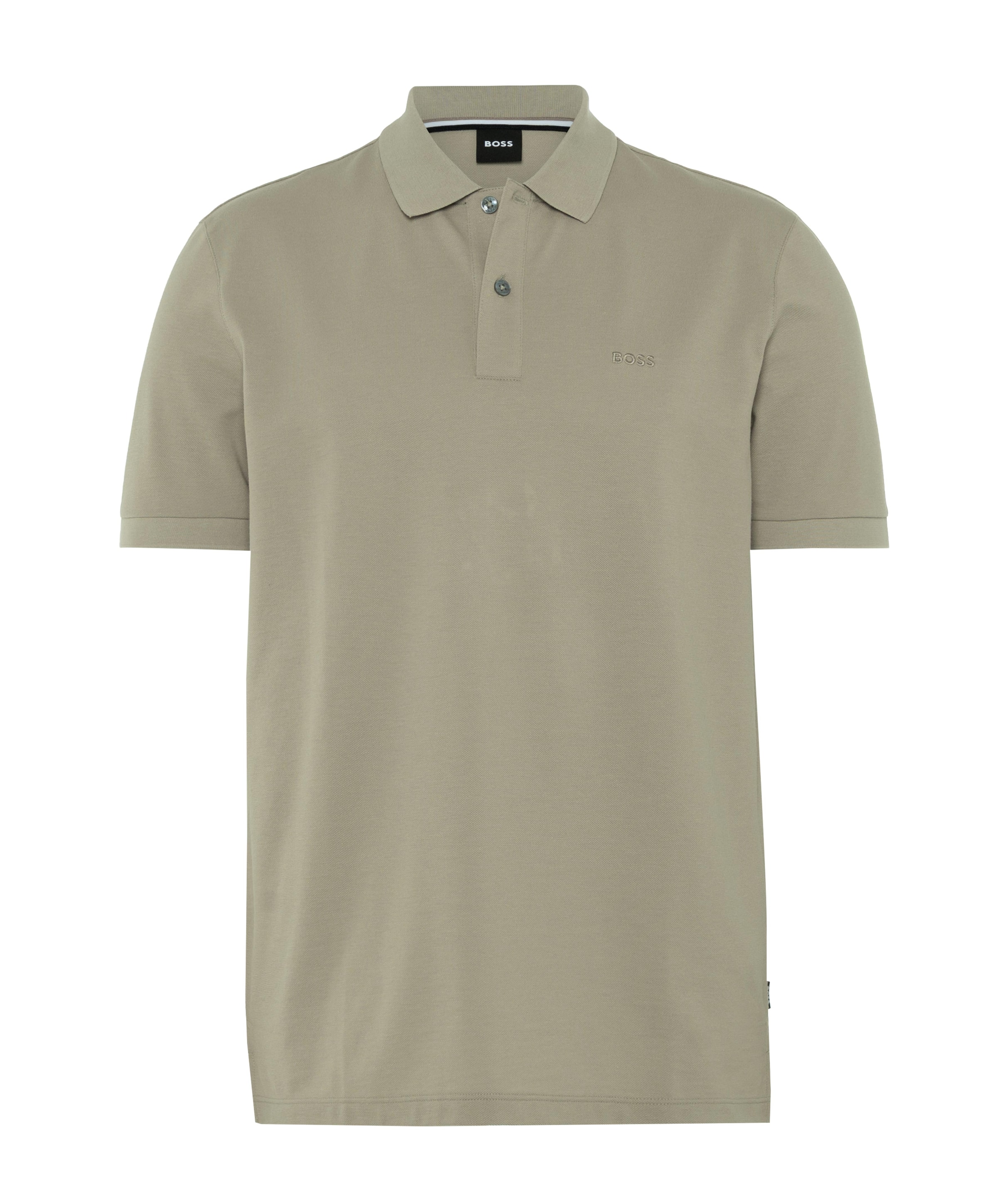 Heren polo beige