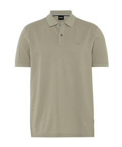 Heren polo beige