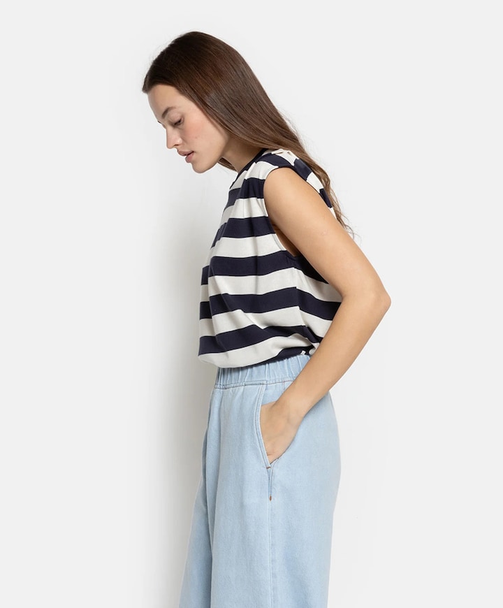Dames top blauw