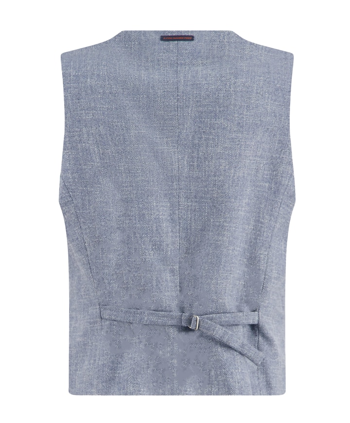 Heren gilet blauw