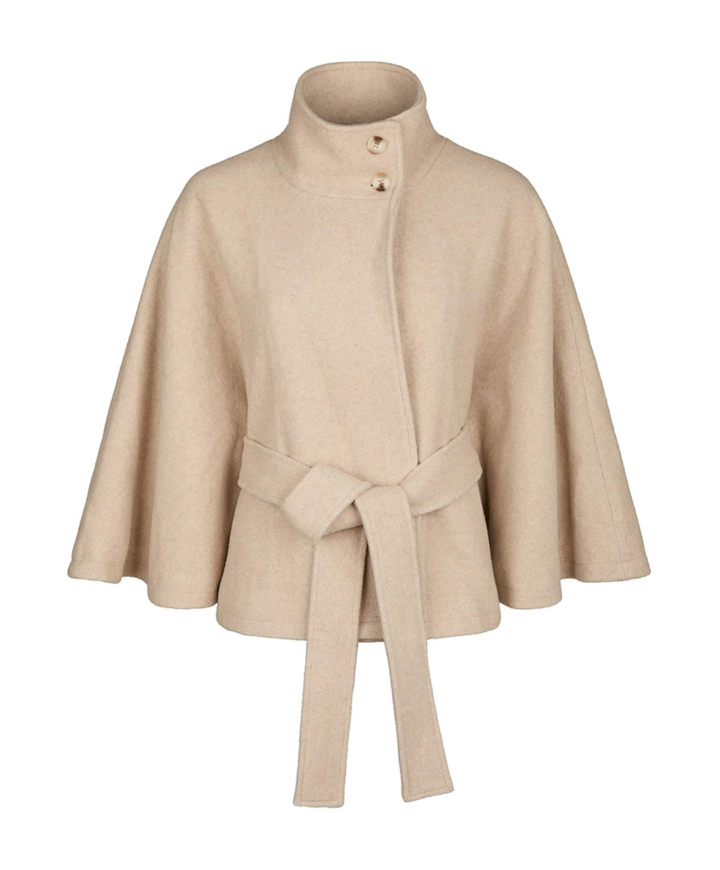 Dames cape beige