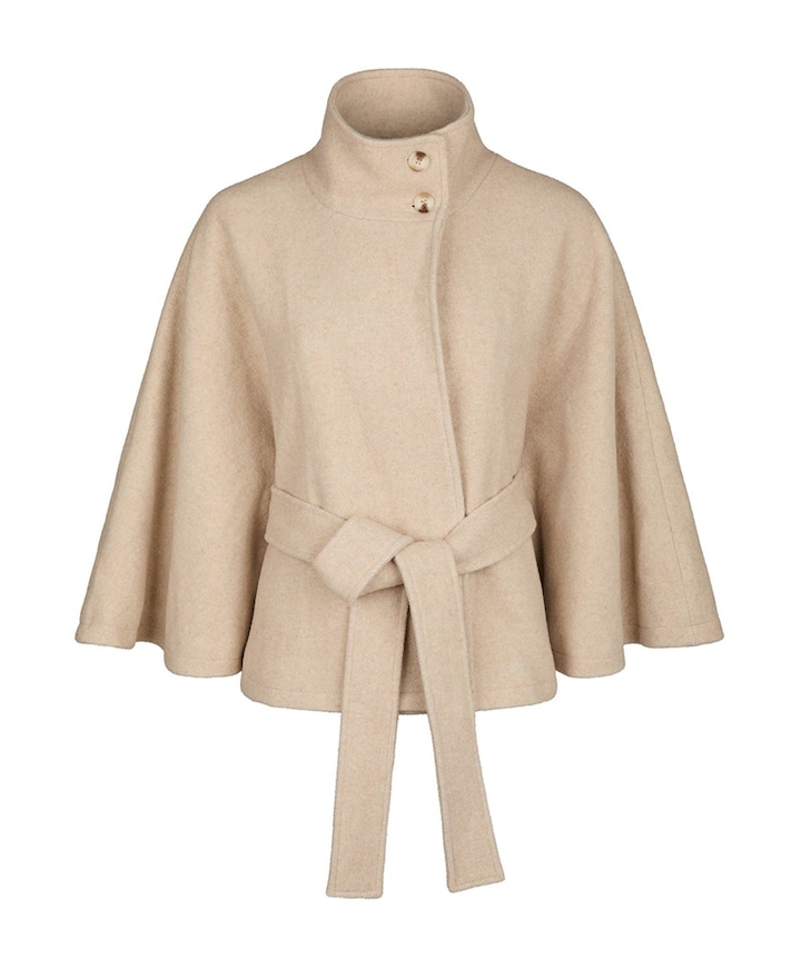 Dames cape beige