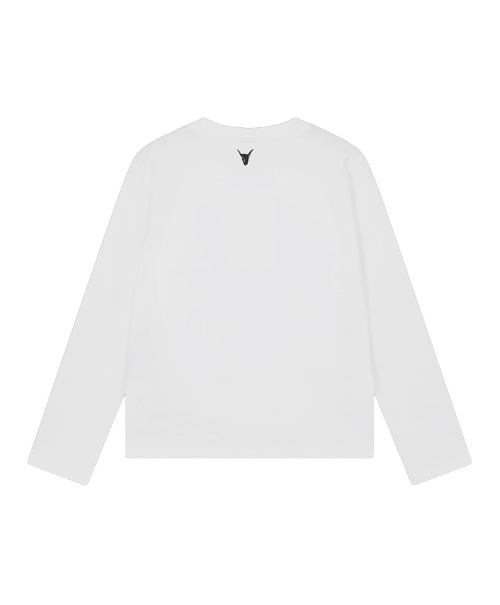 Meisjes longsleeve wit