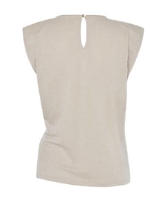 Dames top beige