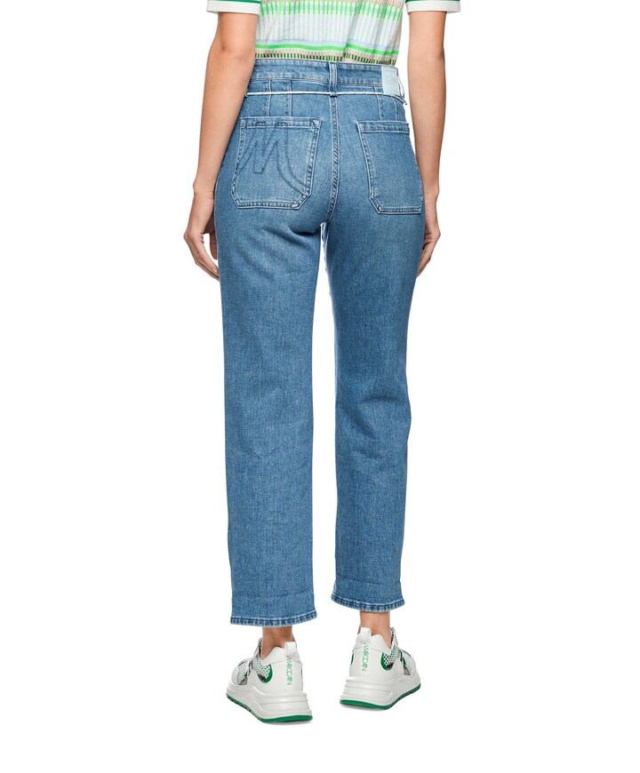 FENDOU dames jeans blauw