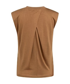 Dames top bruin