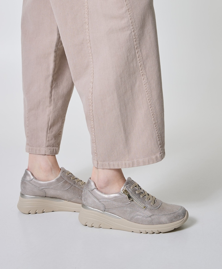 Carla dames sneakers grijs