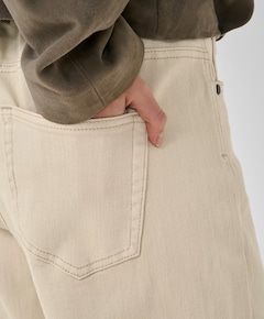 LouisMW 157 High Wide dames jeans beige