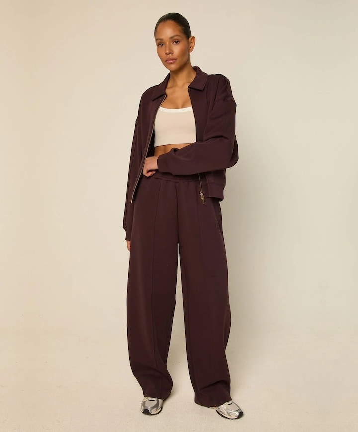 Dames jas bordeaux