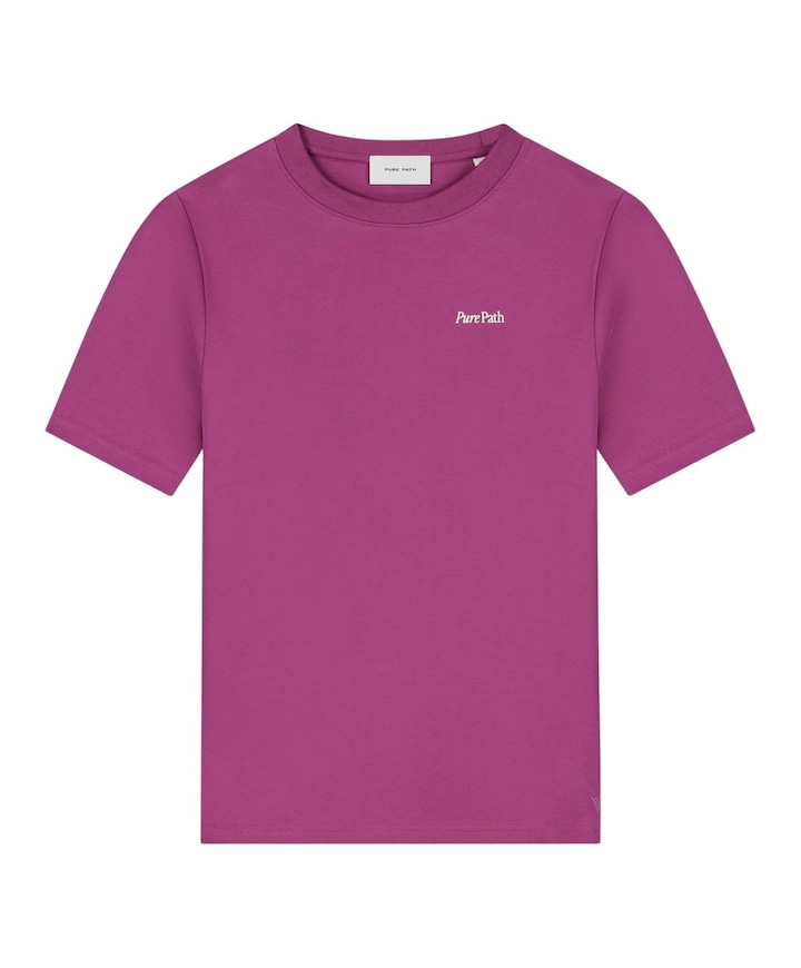 Heren T-shirt paars