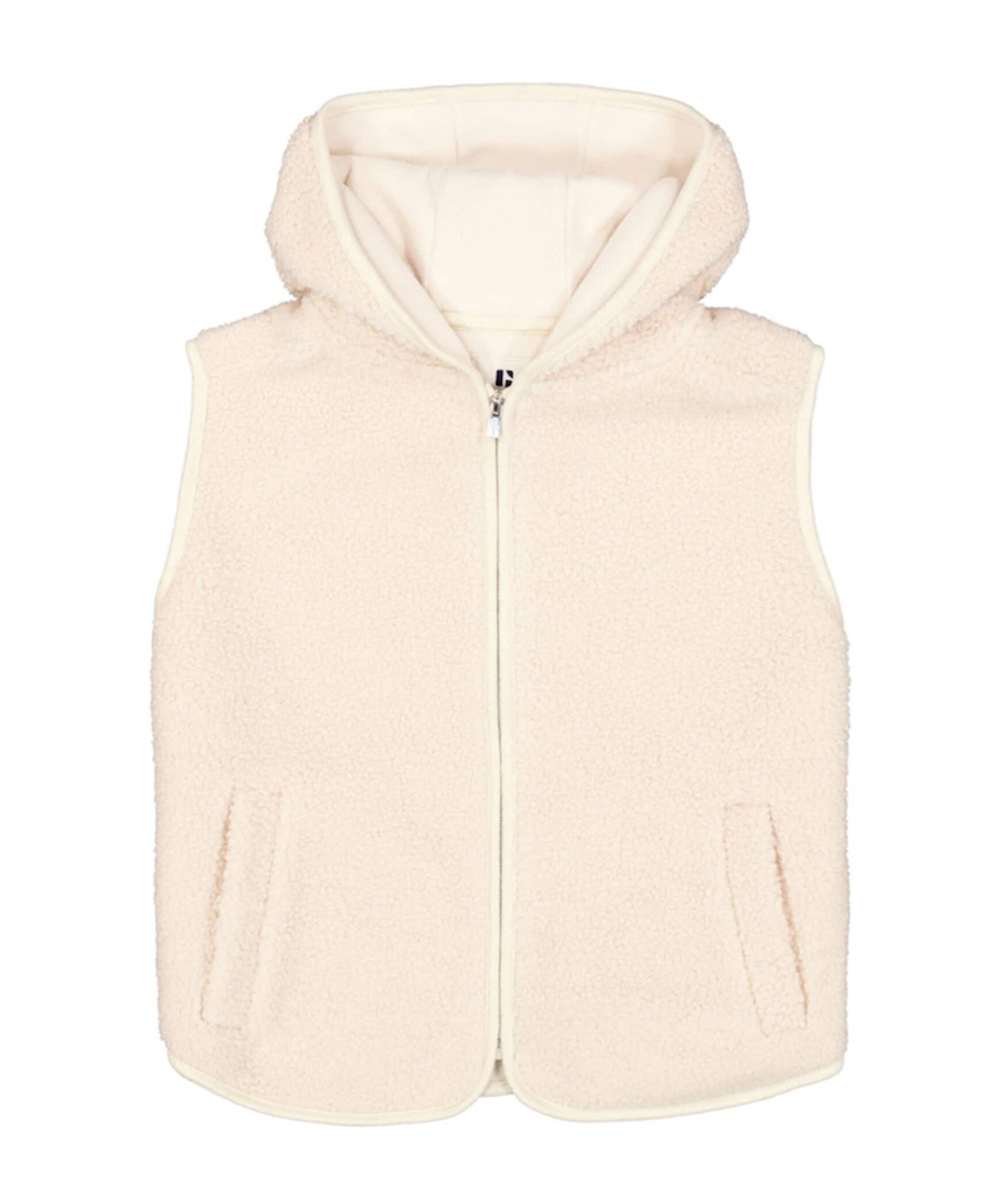 Meisjes gilet beige