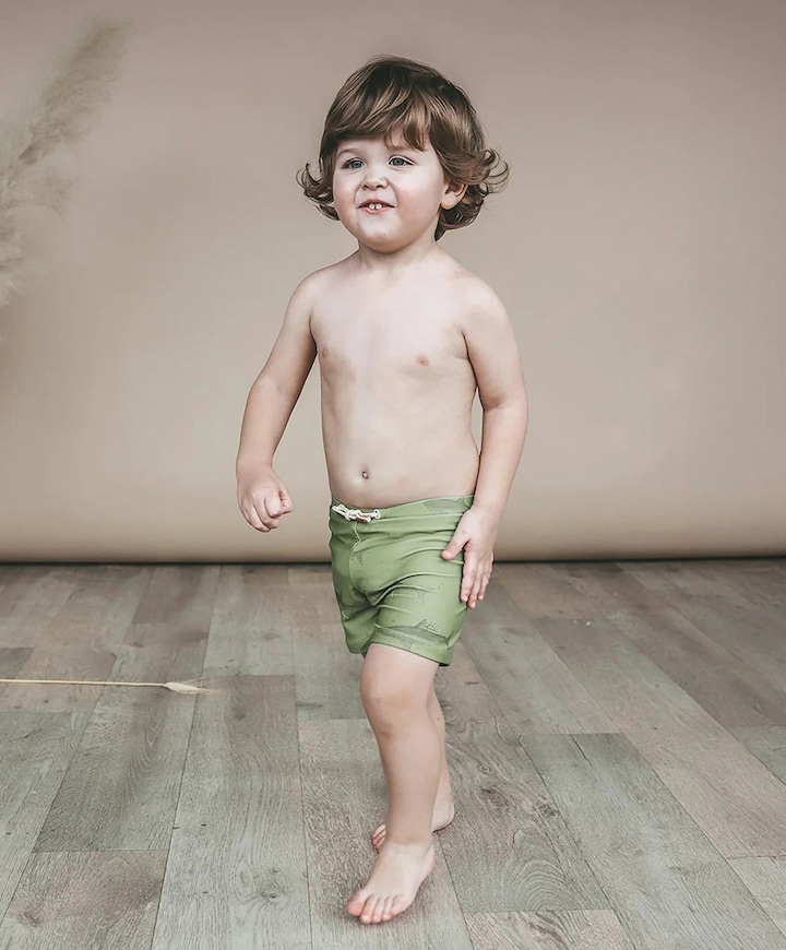 Jongens zwemshort groen