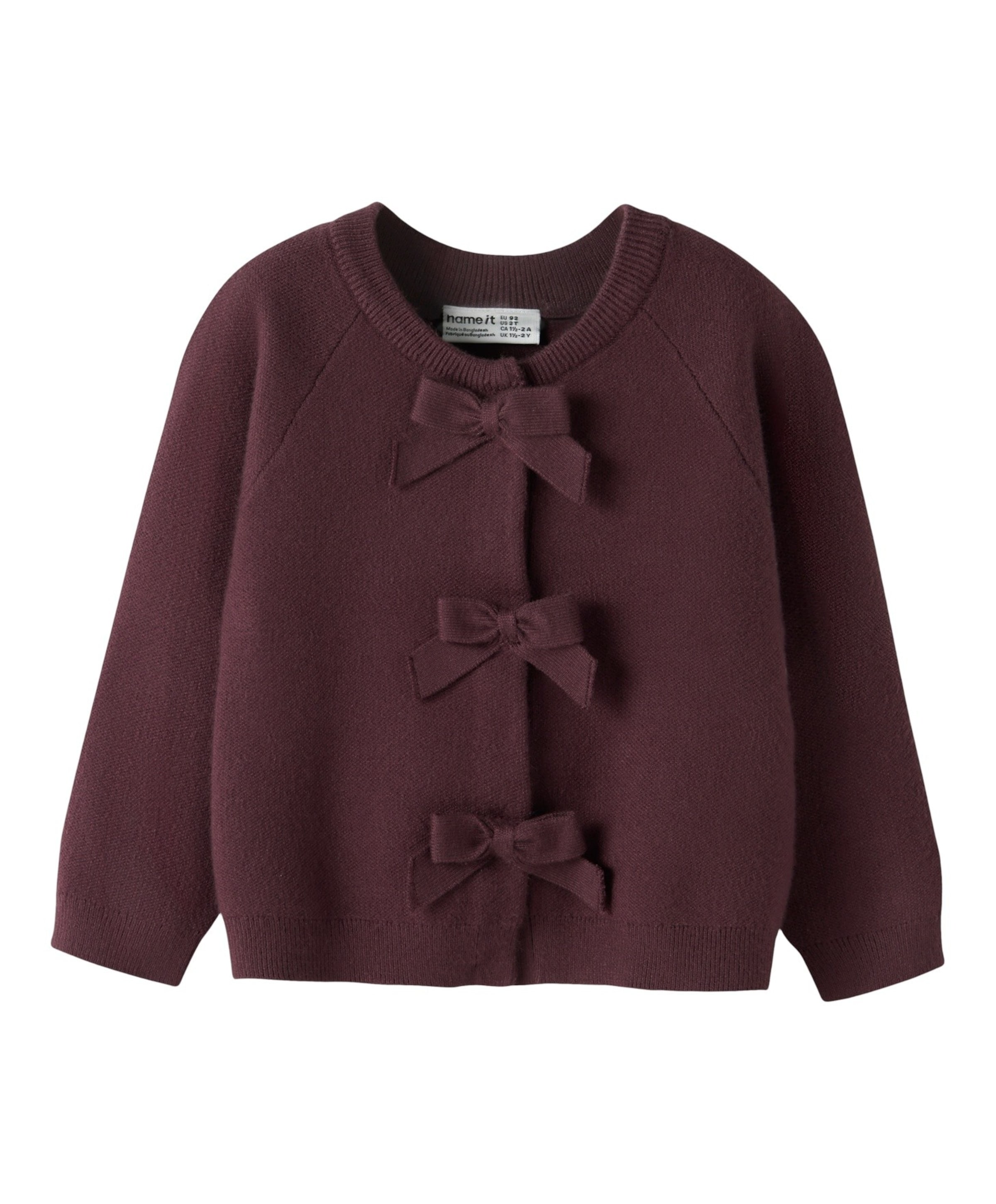 Meisjes vest bordeaux