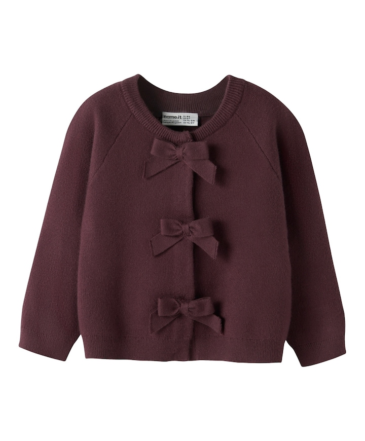 Meisjes vest bordeaux