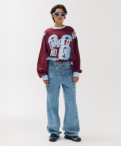 Dames sweater bordeaux