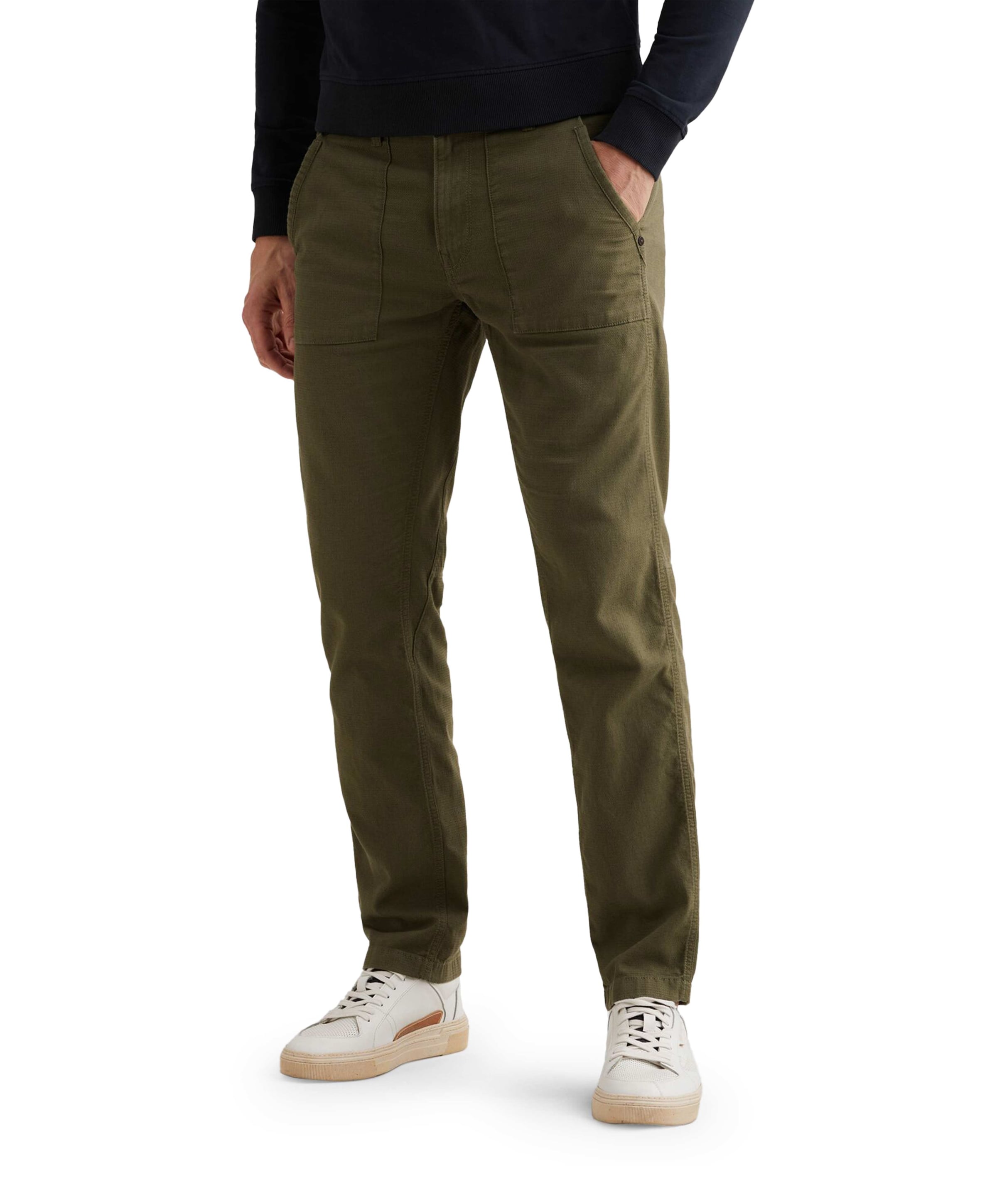 LIFTMASTER WORKER DOBBY LINE heren broek groen