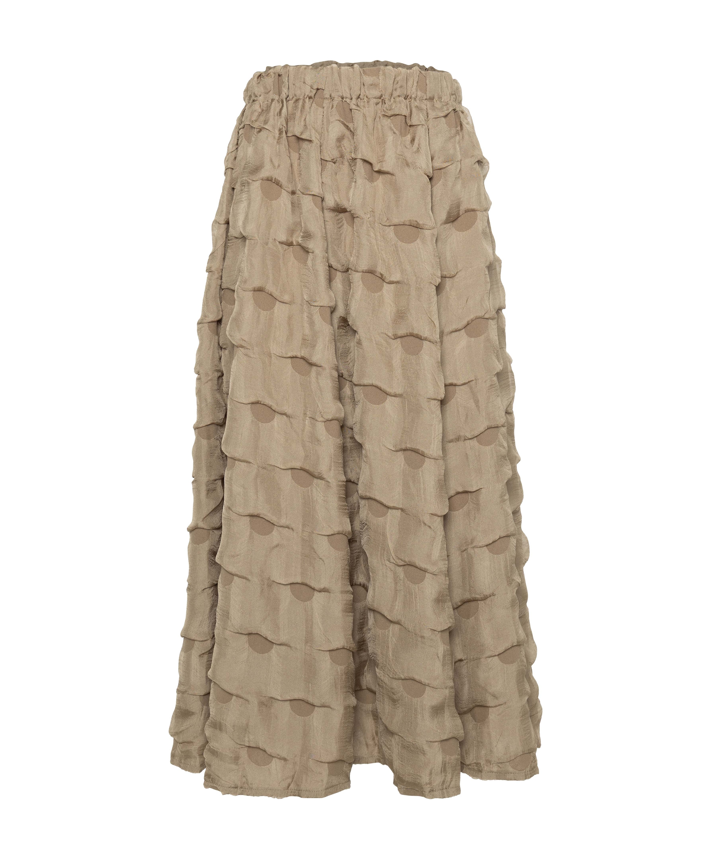Dames rok beige