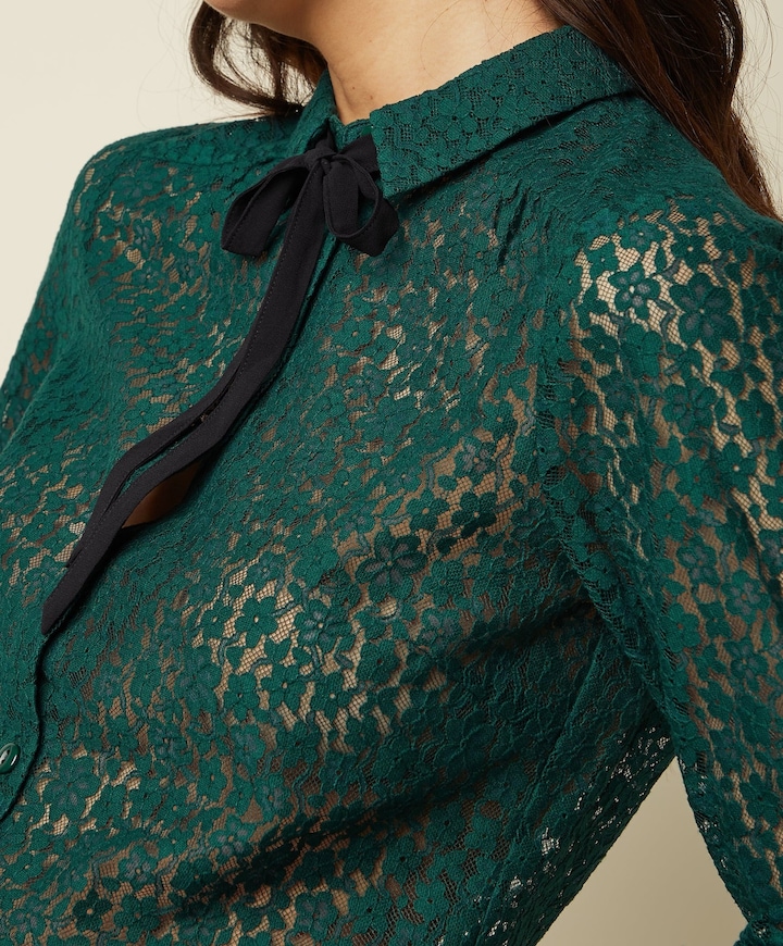 Dames blouse groen