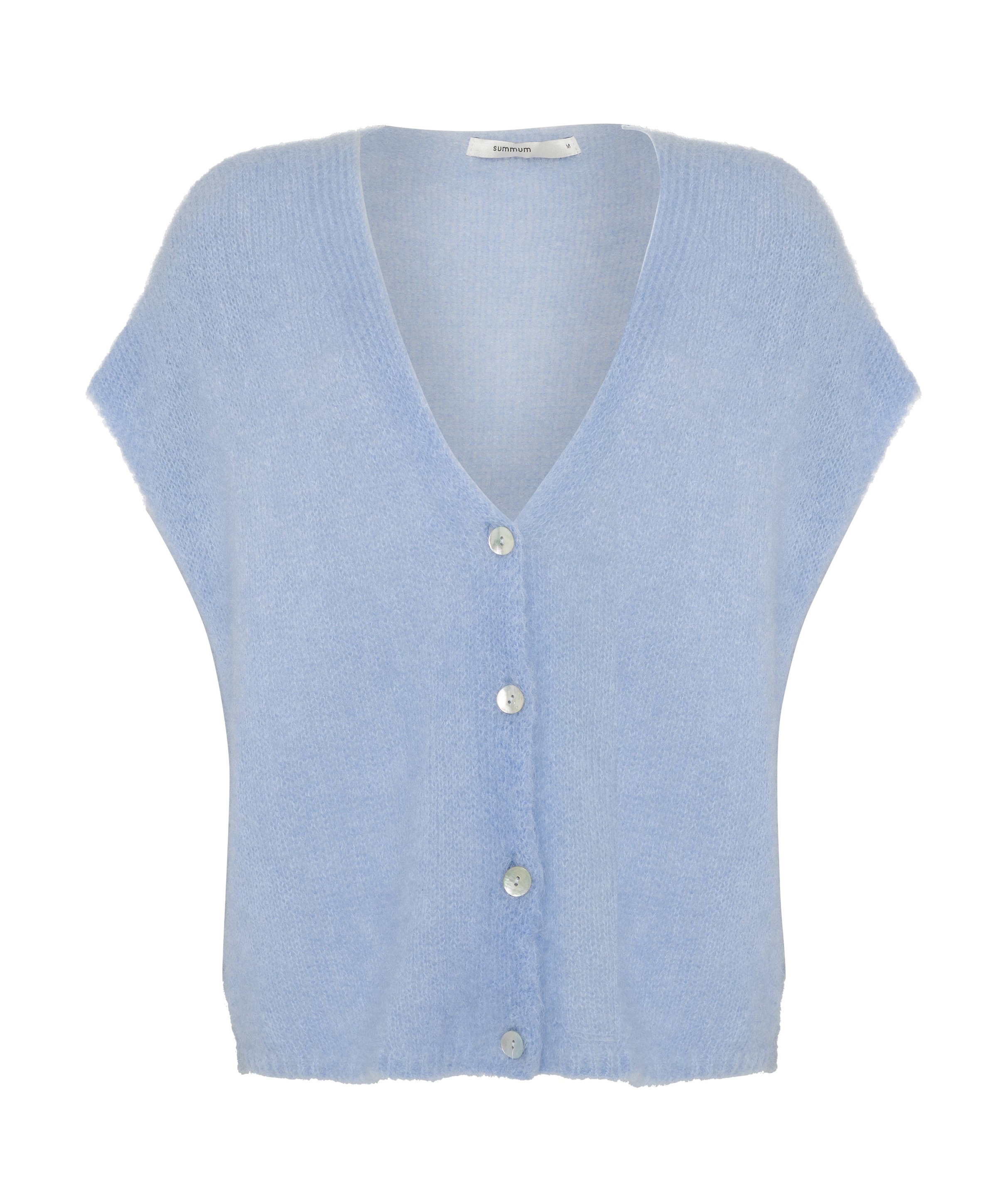 Dames gilet blauw